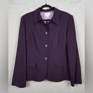 Ann Taylor Purple Women's Wool Blend Blazer💕